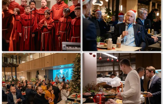 Record turnout at the proptech christmas breakfast